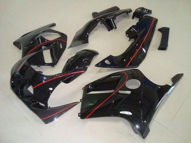 Purchase 1988-1989 Honda CBR250RR MC19 Motorcycle Fairings - Glossy Black Red Line Canada