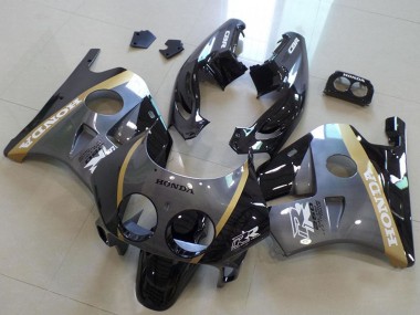 Purchase 1990-1998 Honda CBR250RR MC22 Motorcycle Fairings - Grey Gold Glossy Black Canada