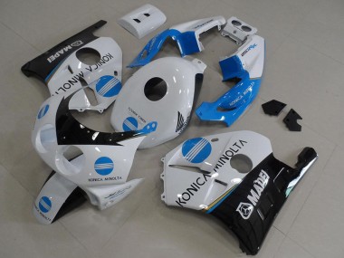 Purchase 1990-1998 Honda CBR250RR MC22 Motorcycle Fairings - White Blue Glossy Black Konica Minolta Canada