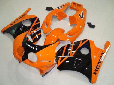 Purchase 1990-1998 Honda CBR250RR MC22 Motorcycle Fairings - Orange Glossy Black Canada