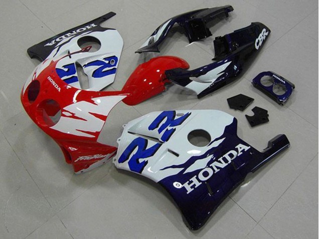 1990-1998 Honda CBR250RR MC22 Motorcycle Fairings - White Red Glossy Black Canada