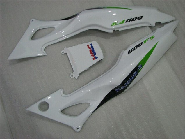 1995-1996 Honda CBR600 F3 Motorcycle Fairings - White Silver Green Hannspree Canada