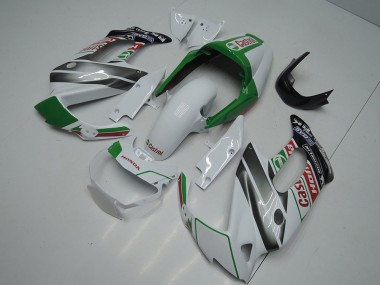 Purchase 1997-2005 Honda VTR1000F Motorcycle Fairings - White Green Glossy Black Castrol Canada
