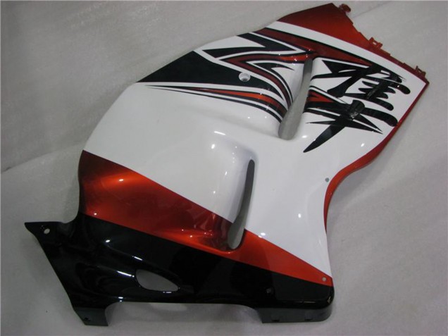 1996-2007 Suzuki GSXR 1300 Hayabusa Motorcycle Fairings - White Orange Black Canada