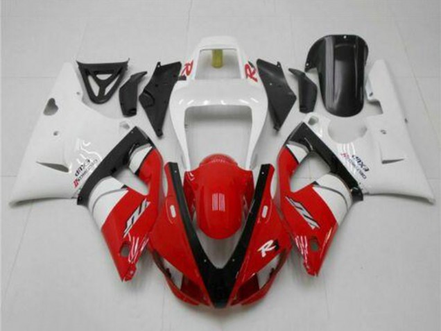 1998-1999 Yamaha YZF R1 Motorcycle Fairings - White Red Black Canada