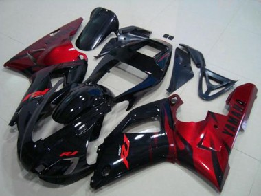 Purchase 1998-1999 Yamaha YZF R1 Motorcycle Fairings - Glossy Black Red Canada