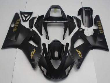 Purchase 1998-1999 Yamaha YZF R1 Motorcycle Fairings - Glossy Black Matte Black Gold Canada