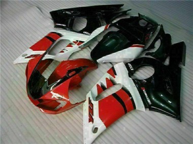 Purchase 1998-2002 Yamaha YZF R6 Motorcycle Fairing - White Red Glossy Black Canada