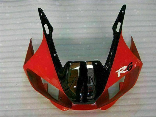 1998-2002 Yamaha YZF R6 Motorcycle Fairing - White Red Glossy Black Canada