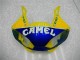 1998-2002 Yamaha YZF R6 Motorcycle Fairings - Yellow Blue White Camel Motul Canada