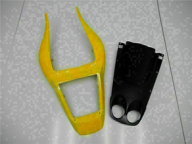 1998-2002 Yamaha YZF R6 Motorcycle Fairings - Yellow Blue White Camel Motul Canada