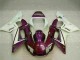 1998-2002 Yamaha YZF R6 Motorcycle Fairings - White Purple Canada
