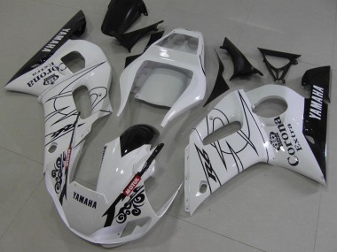 Purchase 1998-2002 Yamaha YZF R6 Motorcycle Fairings - White Black Red Corona Motul Canada