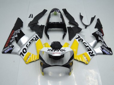 Purchase 2000-2001 Honda CBR900RR 929 Motorcycle Fairing - Yellow Silver Glossy Black Repsol Canada