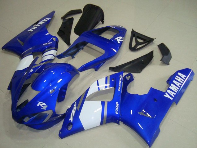 2000-2001 Yamaha YZF R1 Motorcycle Fairings - Blue White Canada