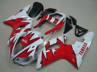 Purchase 2000-2001 Yamaha YZF R1 Motorcycle Fairings - White Red Canada