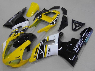 Purchase 2000-2001 Yamaha YZF R1 Motorcycle Fairings - Yellow White Black Anniversary Motul Michelin Canada