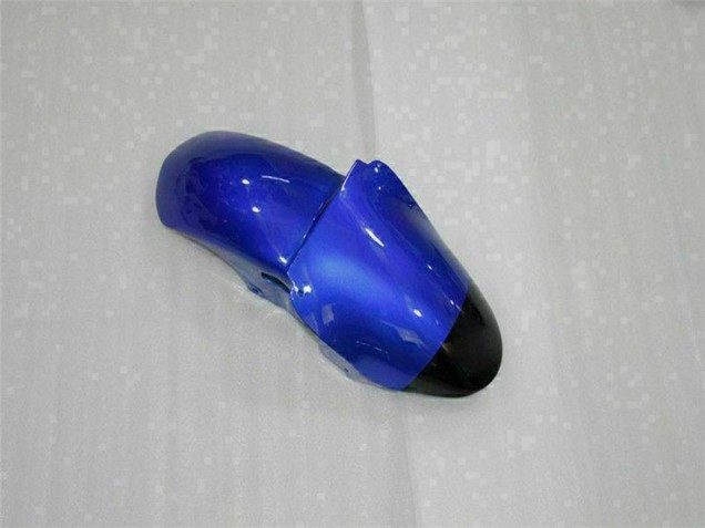 2000-2002 Kawasaki ZX6R Motorcycle Fairings - Blue Glossy Black Elf Bridgestone Canada