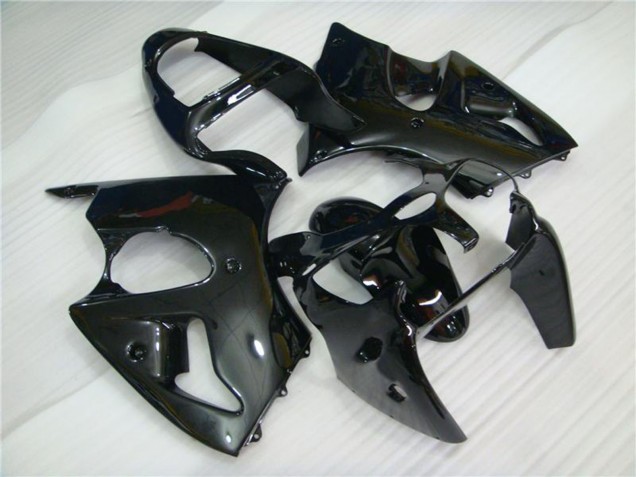 2000-2002 Kawasaki ZX6R Motorcycle Fairings - Glossy Black Canada