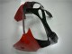 2000-2002 Kawasaki ZX6R Motorcycle Fairings - White Red Glossy Black Canada