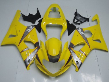 Purchase 2000-2002 Suzuki GSXR 1000 Motorcycle Fairings - Yellow Silver Grey Canada