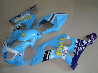 Purchase 2000-2002 Suzuki GSXR 1000 Motorcycle Fairings - Light Blue Yellow Black White Yellow Rizla Canada