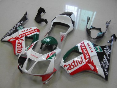 Purchase 2000-2006 Honda VTR1000 Bike Fairings - White Red Green Glossy Black Castrol Canada