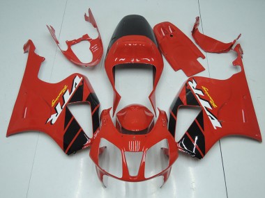 Purchase 2000-2006 Honda VTR1000 Motorcycle Fairing Kits - Red Glossy Black Stripe Canada