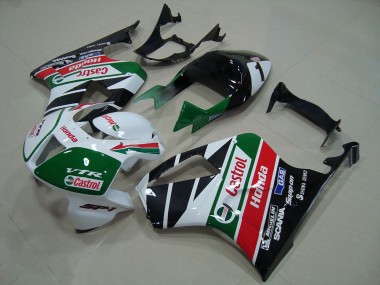 Purchase 2000-2006 Honda VTR1000 Bike Fairing - White Red Green Glossy Black Castrol Canada