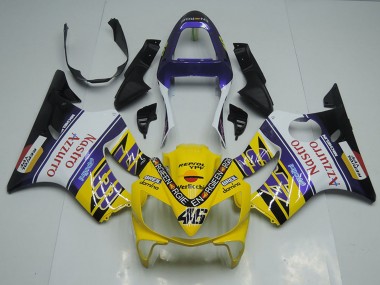 Purchase 2001-2003 Honda CBR600 F4i Motorcycle Fairings - Yellow White Blue Black Red Nastro Azzurro Canada