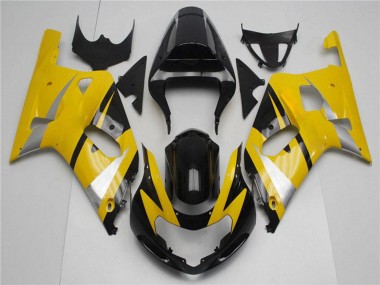 Purchase 2001-2003 Suzuki GSXR 600/750 Motorcycle Fairings - Yellow Silver Glossy Black Canada