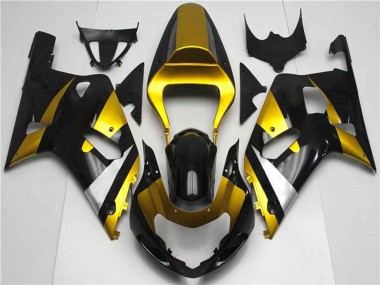 Purchase 2001-2003 Suzuki GSXR 600/750 Motorcycle Fairings - Gold Silver Glossy Black Canada
