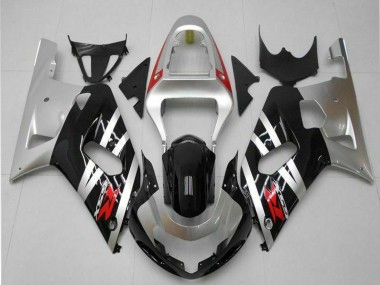 Purchase 2001-2003 Suzuki GSXR 600/750 Motorcycle Fairings - Silver Glossy Black Red Canada