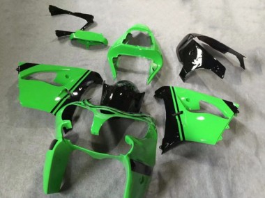 Purchase 2002-2003 Kawasaki ZX9R Motorcycle Fairings - Green Glossy Black Canada