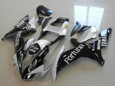Purchase 2002-2003 Yamaha YZF R1 Motorcycle Fairings - White Glossy Black Fortuna Motul Canada