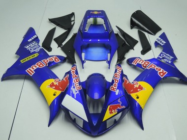 Purchase 2002-2003 Yamaha YZF R1 Motorcycle Fairings - Blue Yellow Red Bull Canada