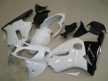 Purchase 2002-2006 Kawasaki ZX12R Motorcycle Fairing - White Glossy Black Canada