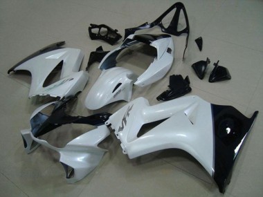 Purchase 2002-2013 Honda VFR 800 Motorcycle Fairings - White Glossy Black Silver Decal Canada