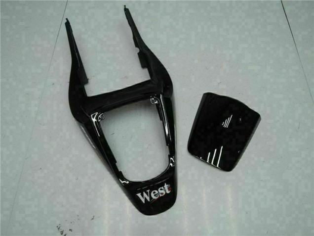 2003-2004 Honda CBR600RR Motorcycle Fairings - Glossy Black White West Mobil Canada