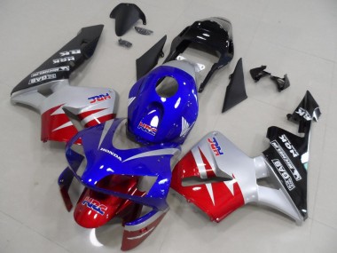 Purchase 2003-2004 Honda CBR600RR Motorcycle Fairings - Silver Red Blue Glossy Black HRC Canada