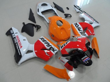 Purchase 2003-2004 Honda CBR600RR Motorcycle Fairings - Orange White Red Glossy Black Repsol HRC Canada