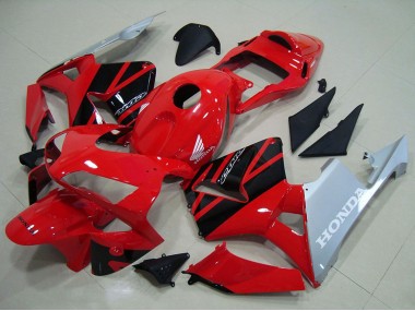 Purchase 2003-2004 Honda CBR600RR Motorcycle Fairings - Red Silver Glossy Black Canada