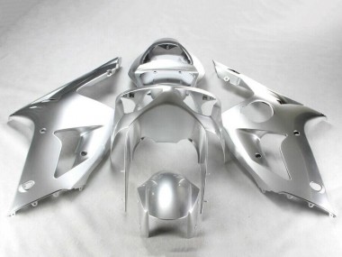 Purchase 2003-2004 Kawasaki ZX6R Motorcycle Fairing Kits - Silver Canada