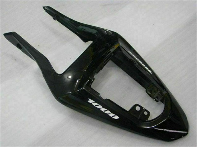2003-2004 Suzuki GSXR 1000 Motorcycle Fairings - Glossy Black Gold Flame Canada
