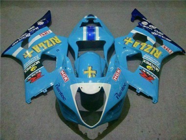 Purchase 2003-2004 Suzuki GSXR 1000 Motorcycle Fairings - Blue White Yellow Rizla Canada