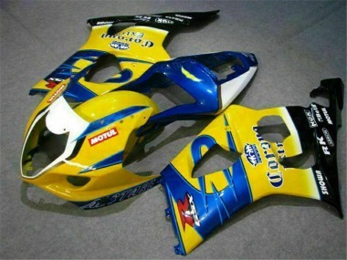 Purchase 2003-2004 Suzuki GSXR 1000 Motorcycle Fairings - Yellow Blue White Red Corona Motul Canada