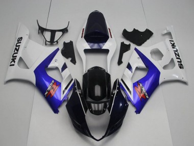Purchase 2003-2004 Suzuki GSXR 1000 Motorcycle Fairings - White Blue Glossy Black Red Canada