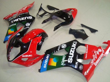 Purchase 2003-2004 Suzuki GSXR 1000 Motorcycle Fairings - Red Black Blue Green JOMO Pepephone Canada