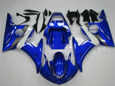 Purchase 2003-2004 Yamaha YZF R6 Motorcycle Fairing - Blue White Canada