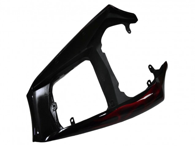 2003-2004 Yamaha YZF R6 Motorcycle Fairing - Glossy Black Red Flame Canada